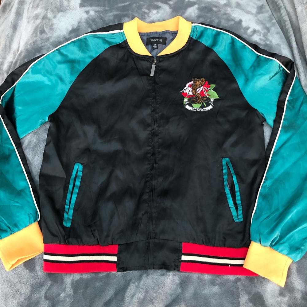 Ring of Fire Cobra Jacket Medium black/red/green